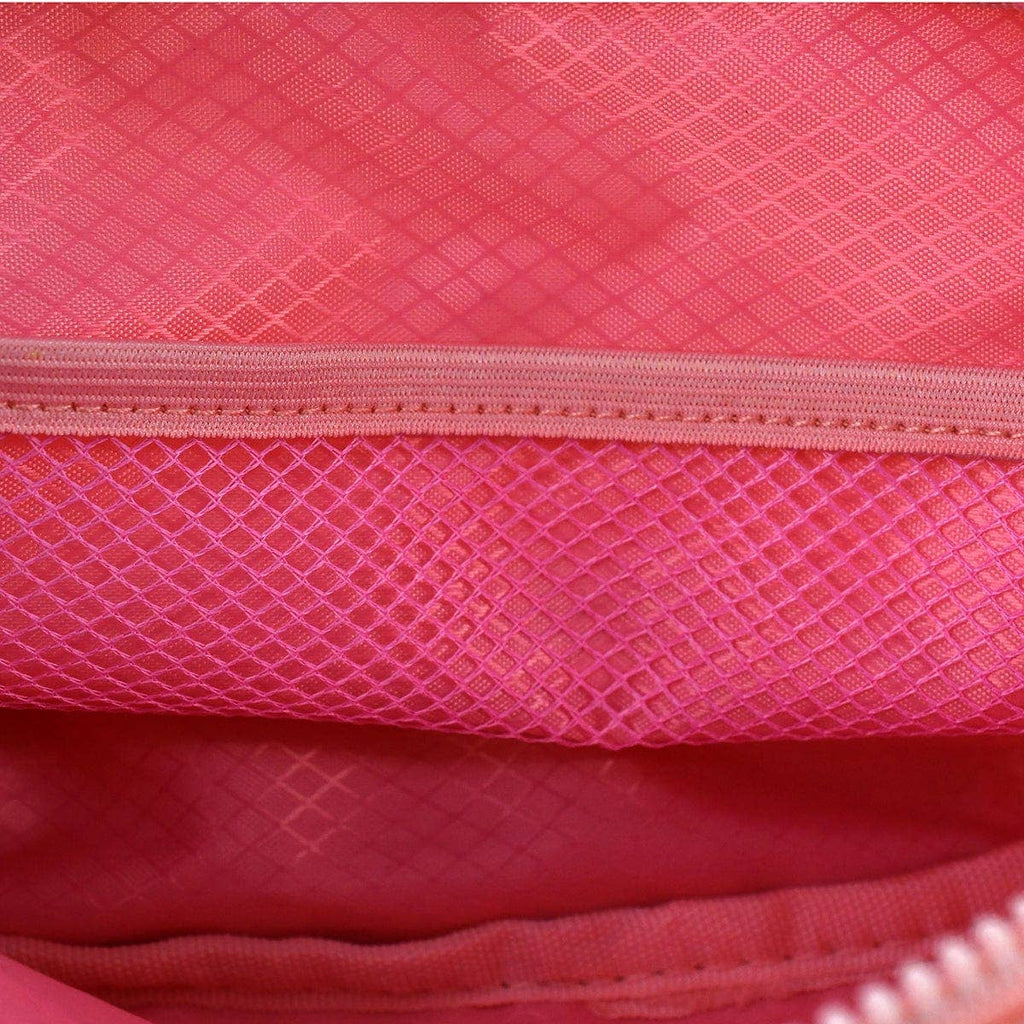 QP008 Nylon Quilted Puffer Clutch/Pouch: Orange
