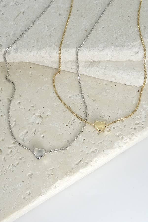 CLASSIC MINI HEART NECKLACE  | 47N15737-HEART: SILVER