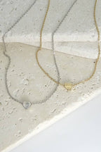 CLASSIC MINI HEART NECKLACE  | 47N15737-HEART: SILVER