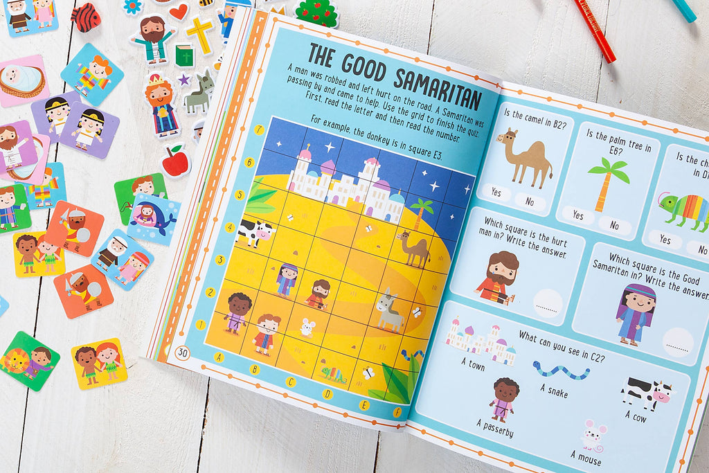 My Bible Stories Activity Book (Blue, Gifts)
