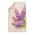 Lilac Lines | Waffle Weave Microfiber Towels Kitchen & Bath: Hand Towel