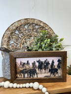 Western roundup,  Cattle drive, Cowboys