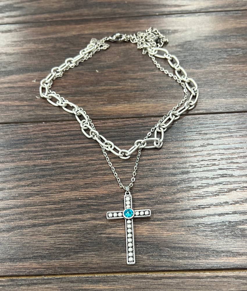 737434, Cross Necklace