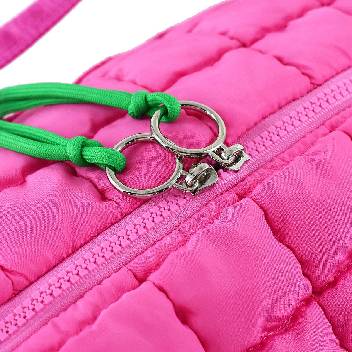 QP774 Quilted Puffer Weekender/Duffel Bag: Orange
