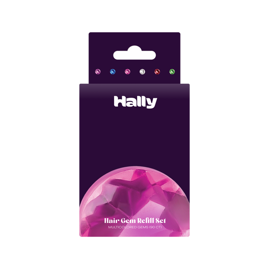Hally Gem Pen Multi-Colored Refill - 90 Count: Glittery