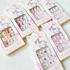 Cute Fake Artificial Kid's False Nail Tips: ASSORTED COLOR / ONE SIZE(12)