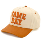 C.C GAME DAY Embroidered Cotton Baseball Cap: Black