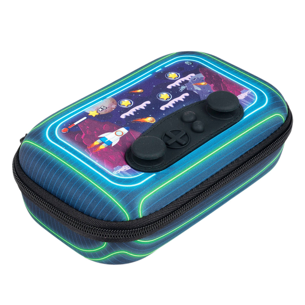ZIPIT Gamer Pencil Case for Boys, Joystick Pencil Box: Rockets