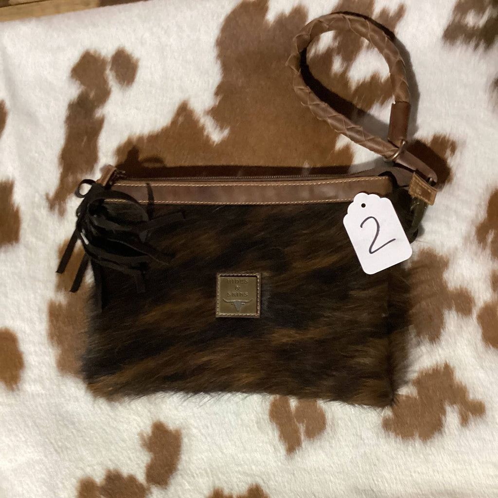 Leather Wristlet Cowhide Clutch Purse - Prudence
