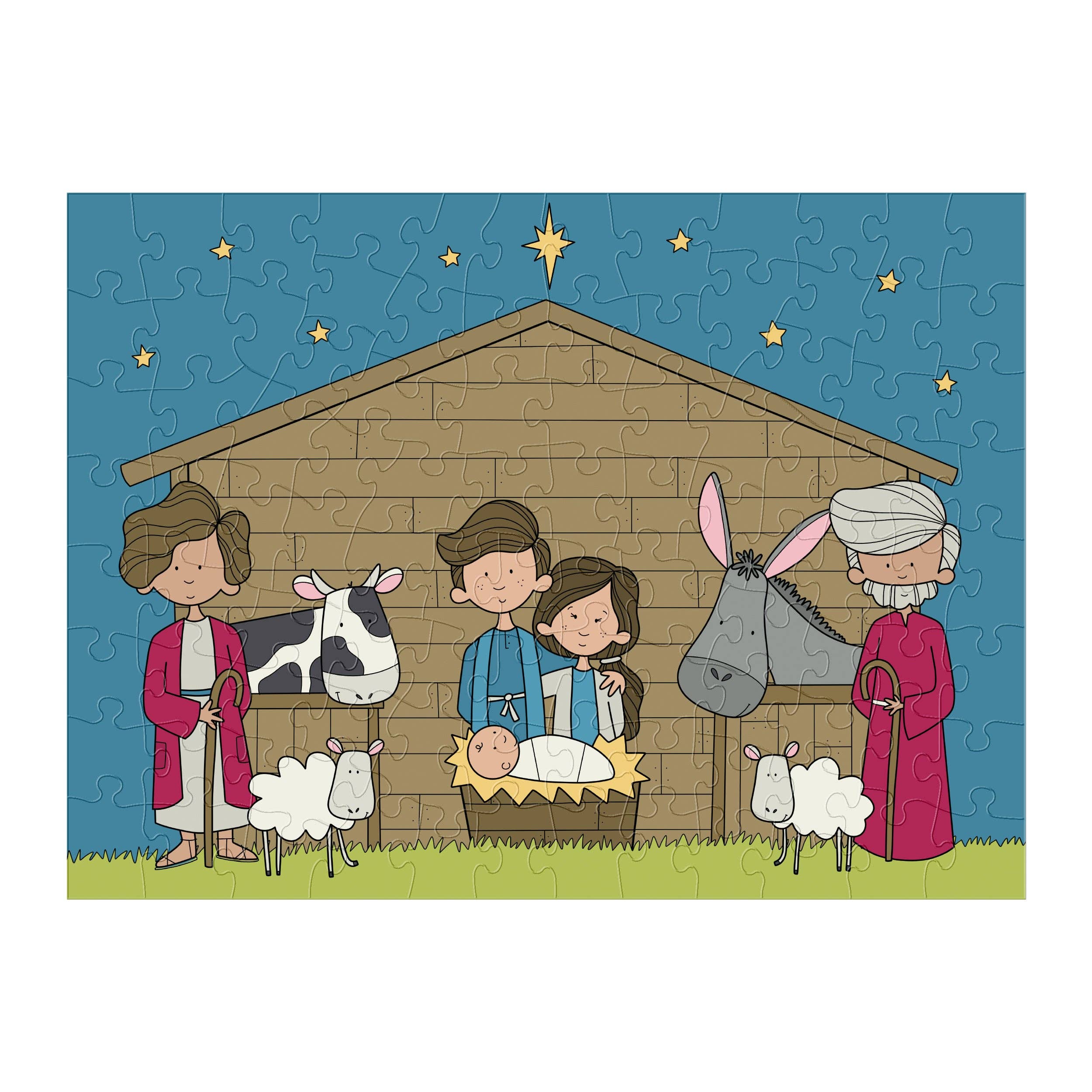 Bible Story Puzzles: Christmas Nativity