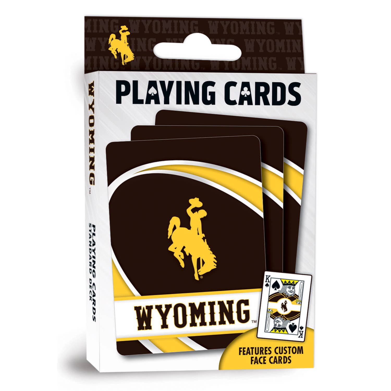 Wyoming Cowboys Playing Cards