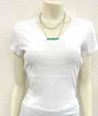 735371, 20" Bar Turquoise Necklace