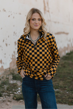 Pep Rally Pullover- Gold: L