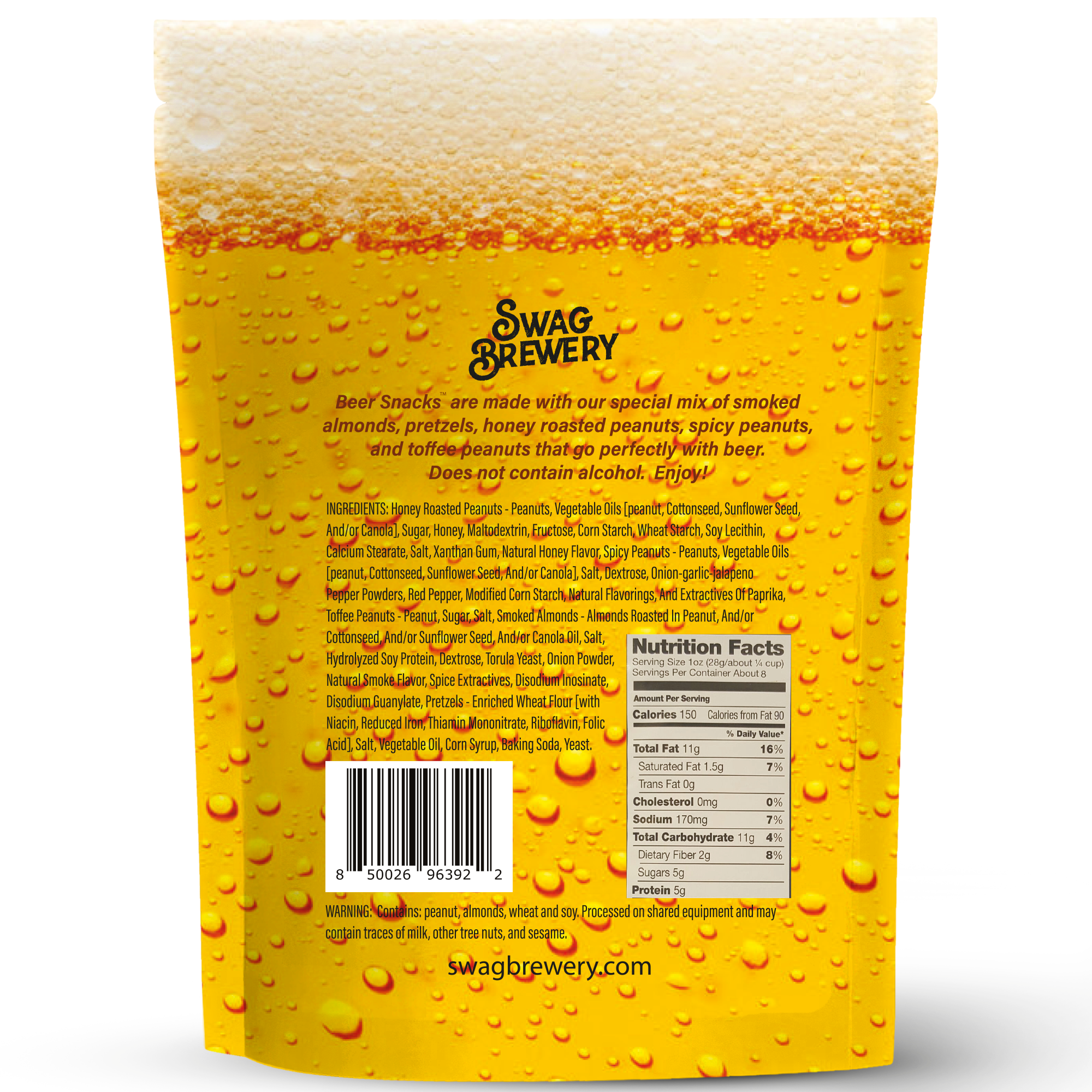 Beer Snacks - Gourmet Mix of Nuts Gift Set