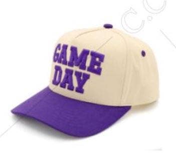 TCM0015 "GAME DAY" Trucker Hat: Black