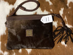 Leather Wristlet Cowhide Clutch Purse - Prudence