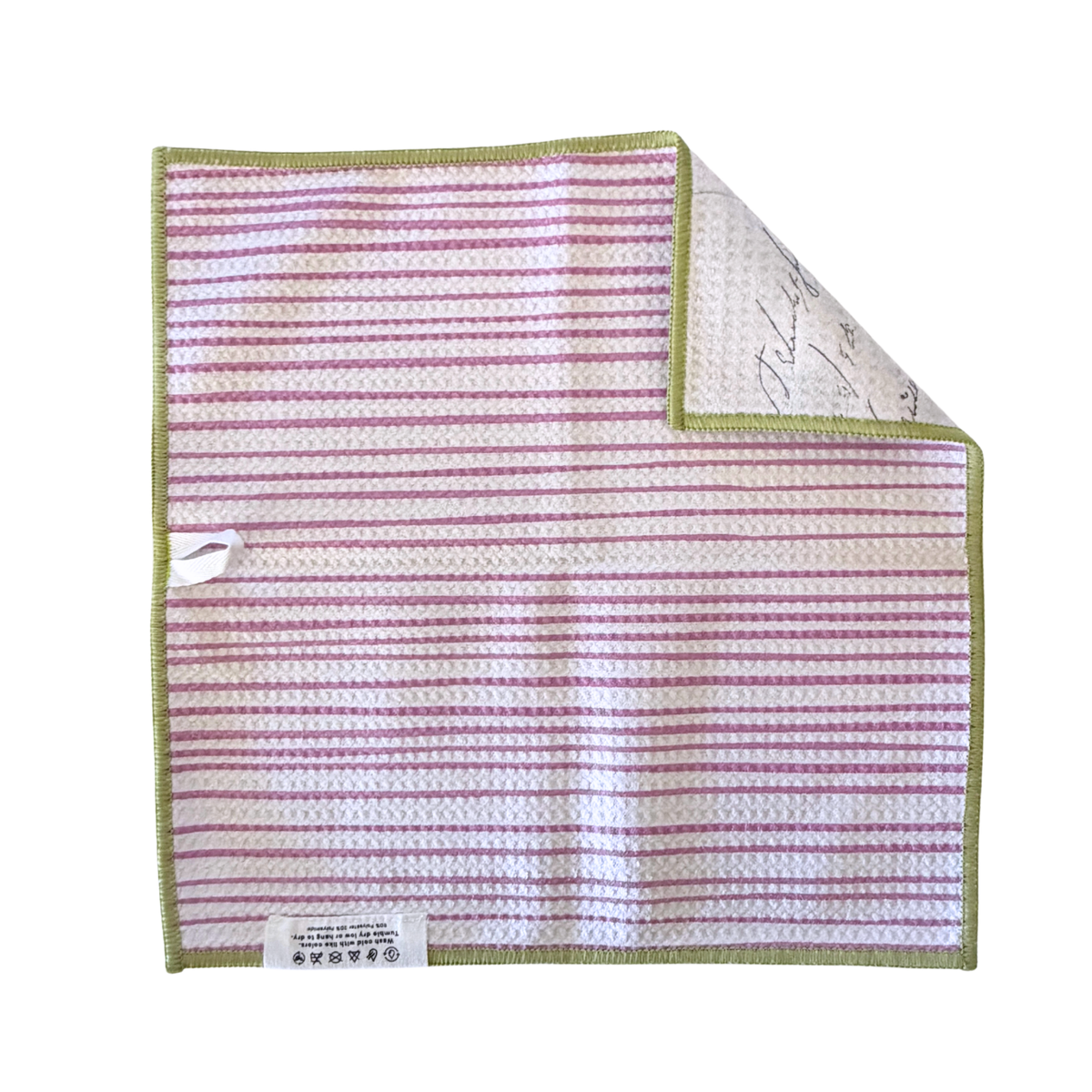 Lilac Lines | Waffle Weave Microfiber Towels Kitchen & Bath: Washcloth