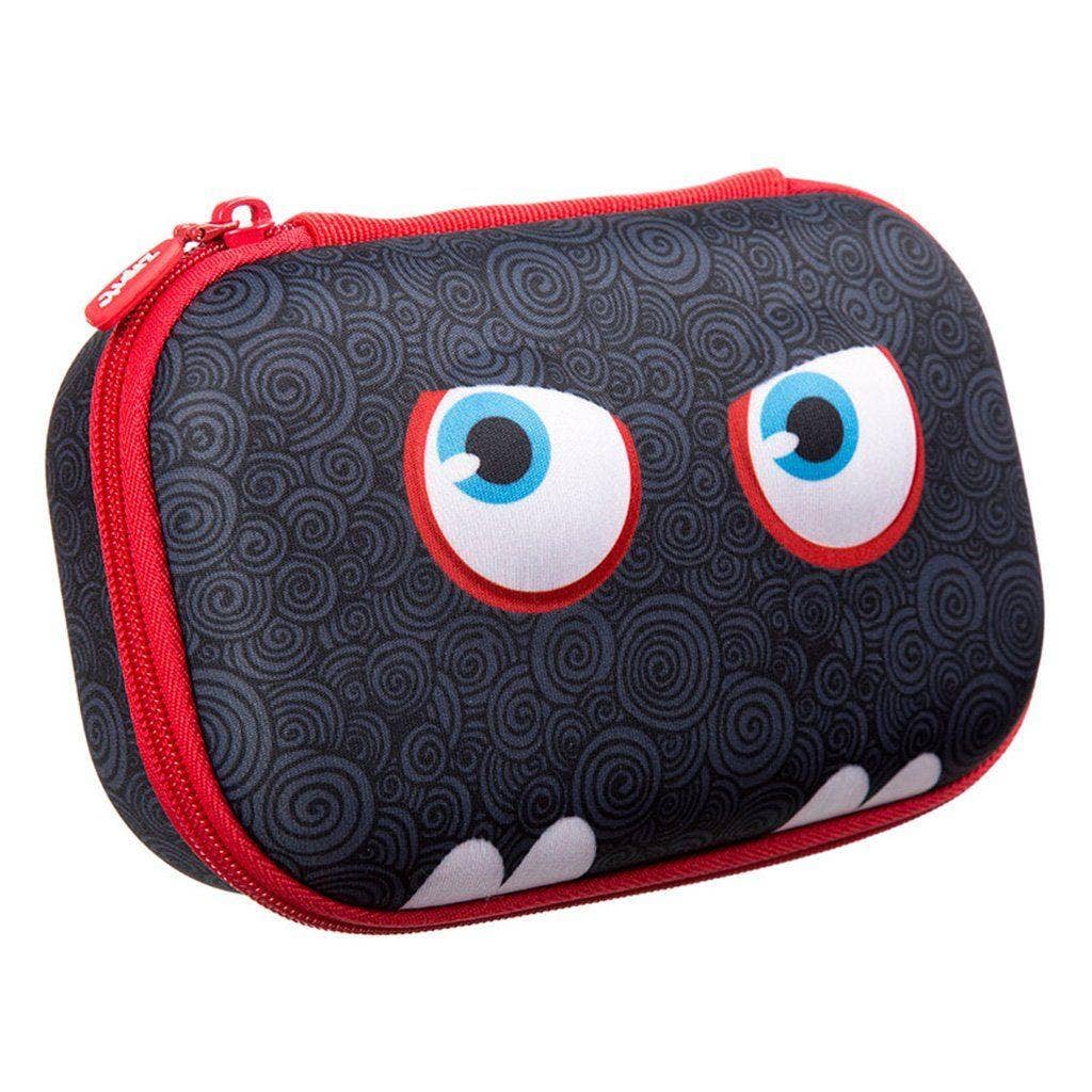 ZIPIT Wildlings Box, Cute Pencil Case Gift for Kids: Wild Black