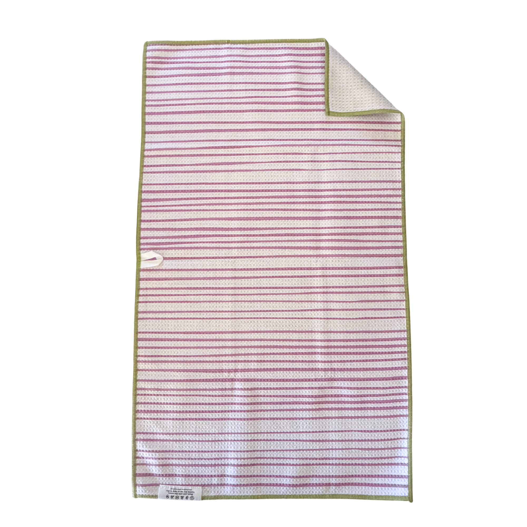 Lilac Lines | Waffle Weave Microfiber Towels Kitchen & Bath: Washcloth