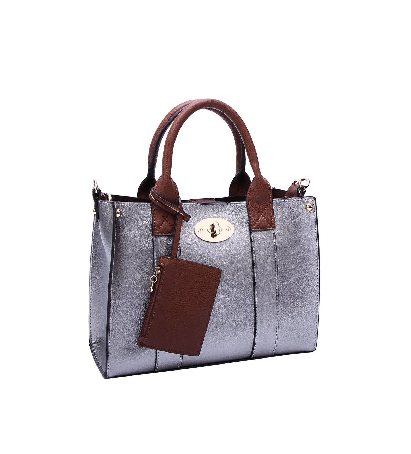 Cameran 3-in-1 Boxy Women's Crossbody Bag & Satchel: Stone