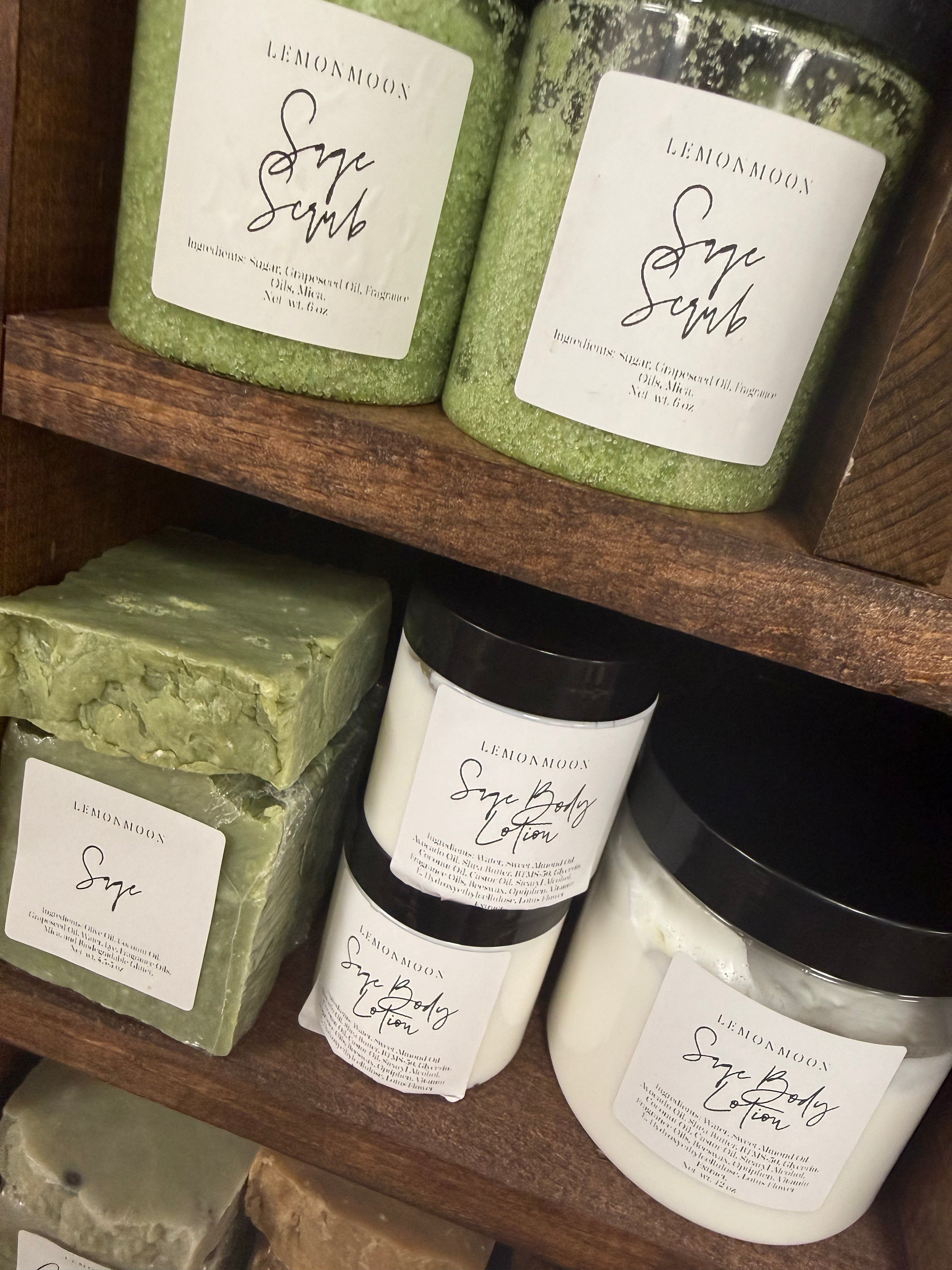 LemonMoon-Bar Soap-Sage
