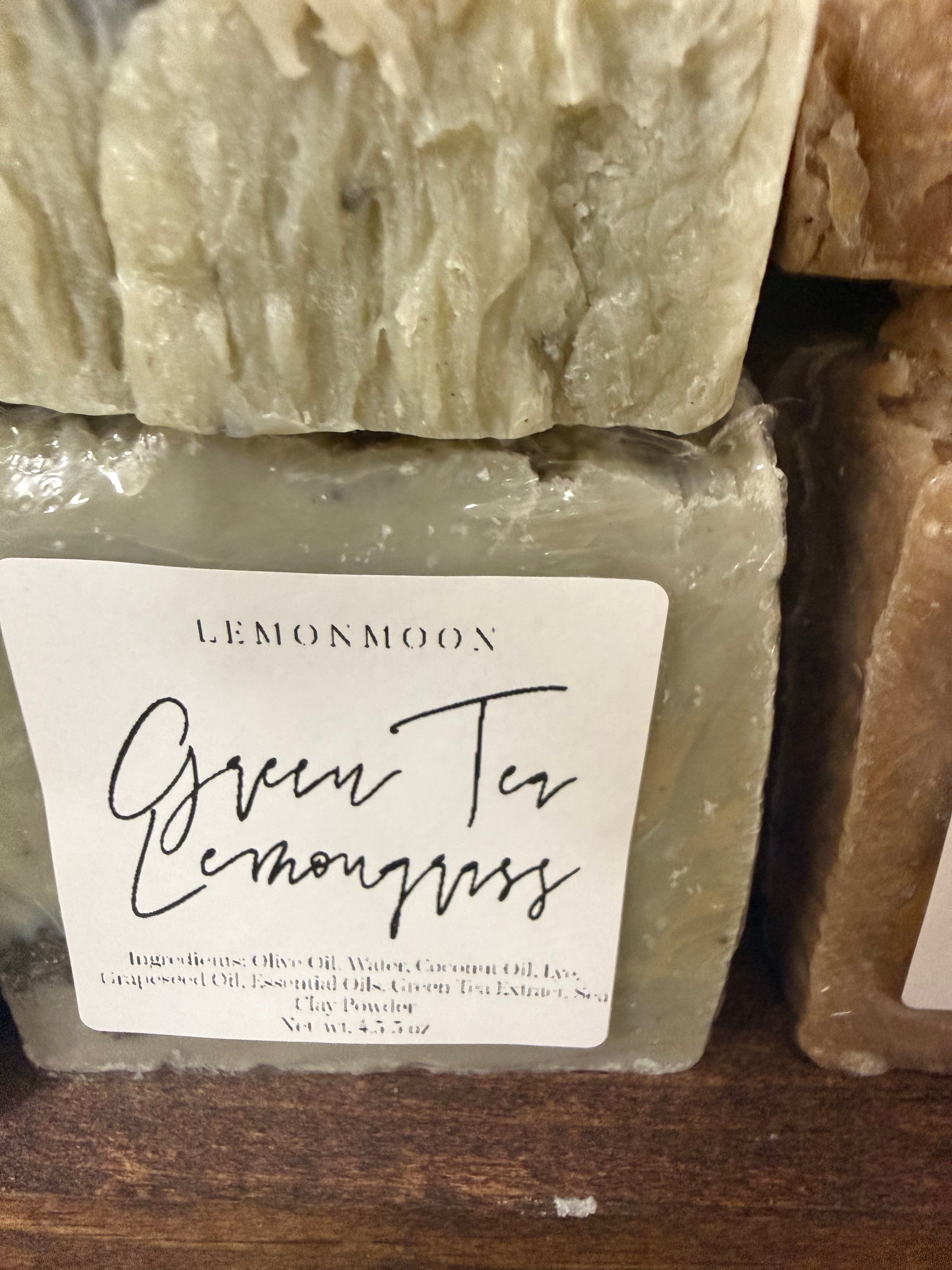 LemonMoon-Bar Soap-Green Tea Lemongrass