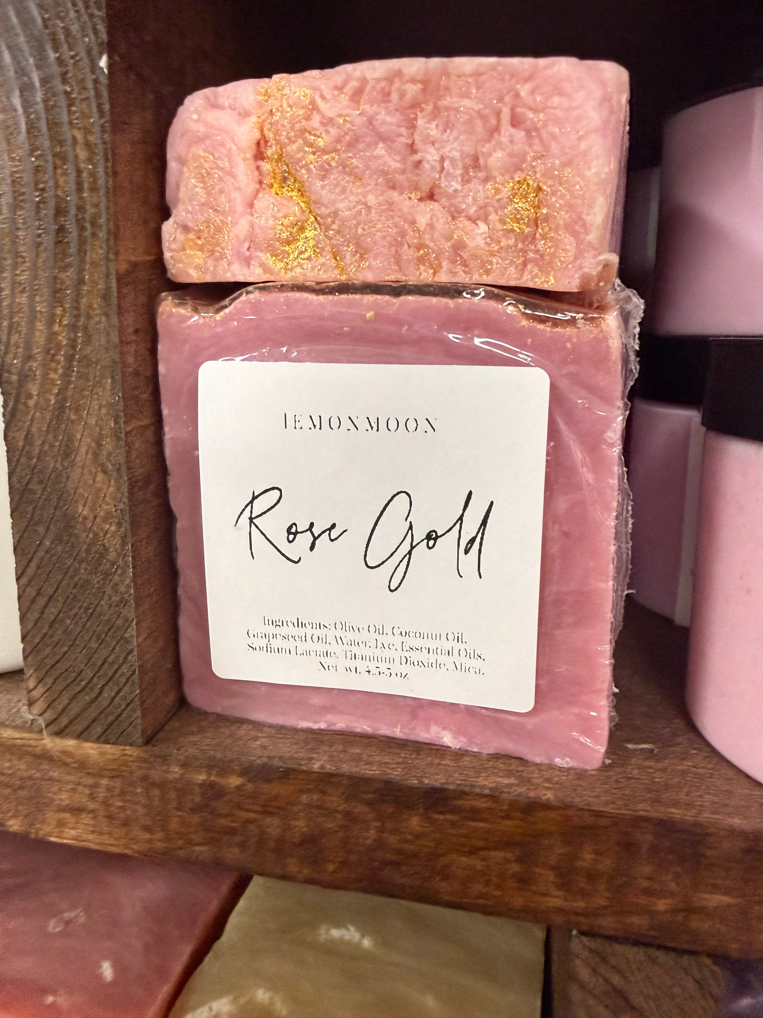LemonMoon-Bar Soap-Rose Gold