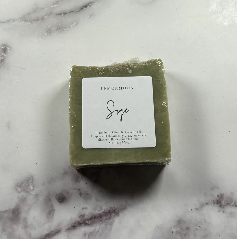 LemonMoon-Bar Soap-Sage