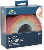 Itzy Ritzy Stacker Silicone Teething Toy Dino