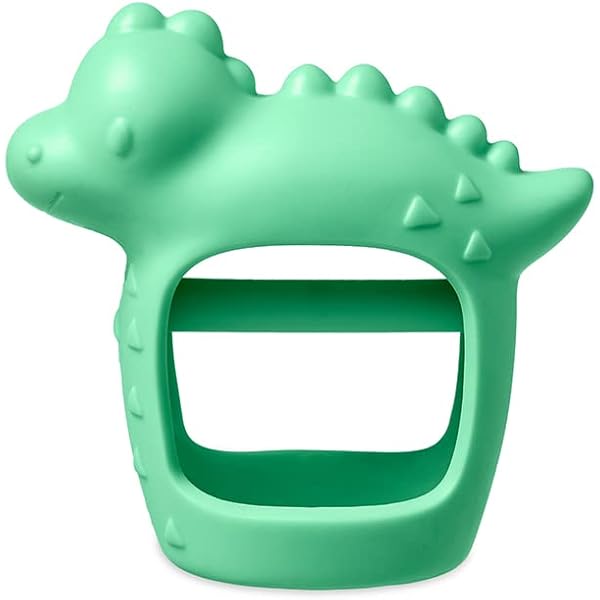 Itzy Ritzy Stacker Silicone Teething Toy Dino