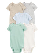 Little Me Baby Girls Frog Bodysuits 9 Months 3-Pack