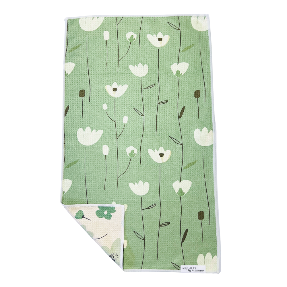 Meadow | Waffle Weave Microfiber Towels Kitchen & Bath: Washcloth