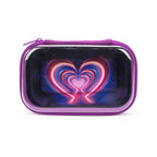 ZIPIT Clear Top Pencil Box for Kids, Pencil Case: Heart