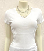 735372, 20" Bar White Turquoise Necklace