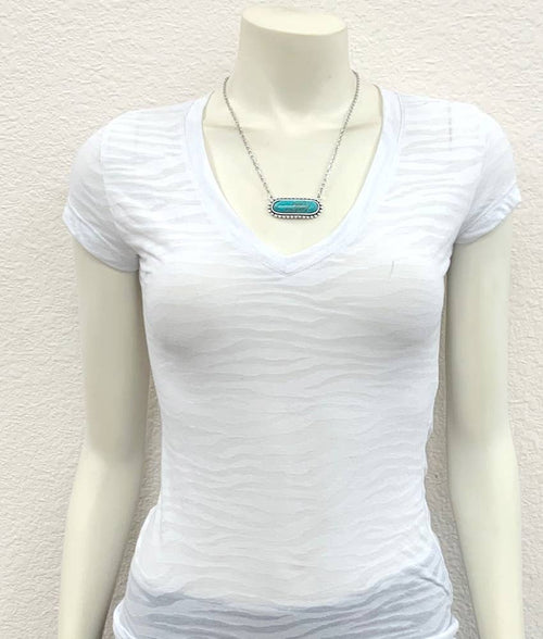 734282, Turquoise Necklace Earrings Set