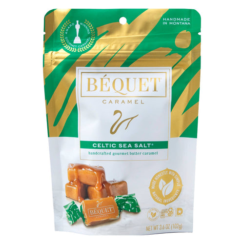 Béquet Gourmet Caramel 3.6 oz Pouch: Salted Butterscotch