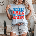 Born Free But Now I'm Expensive Patriotic Graphic Tee: 2XL Gildan Softstyle Tee