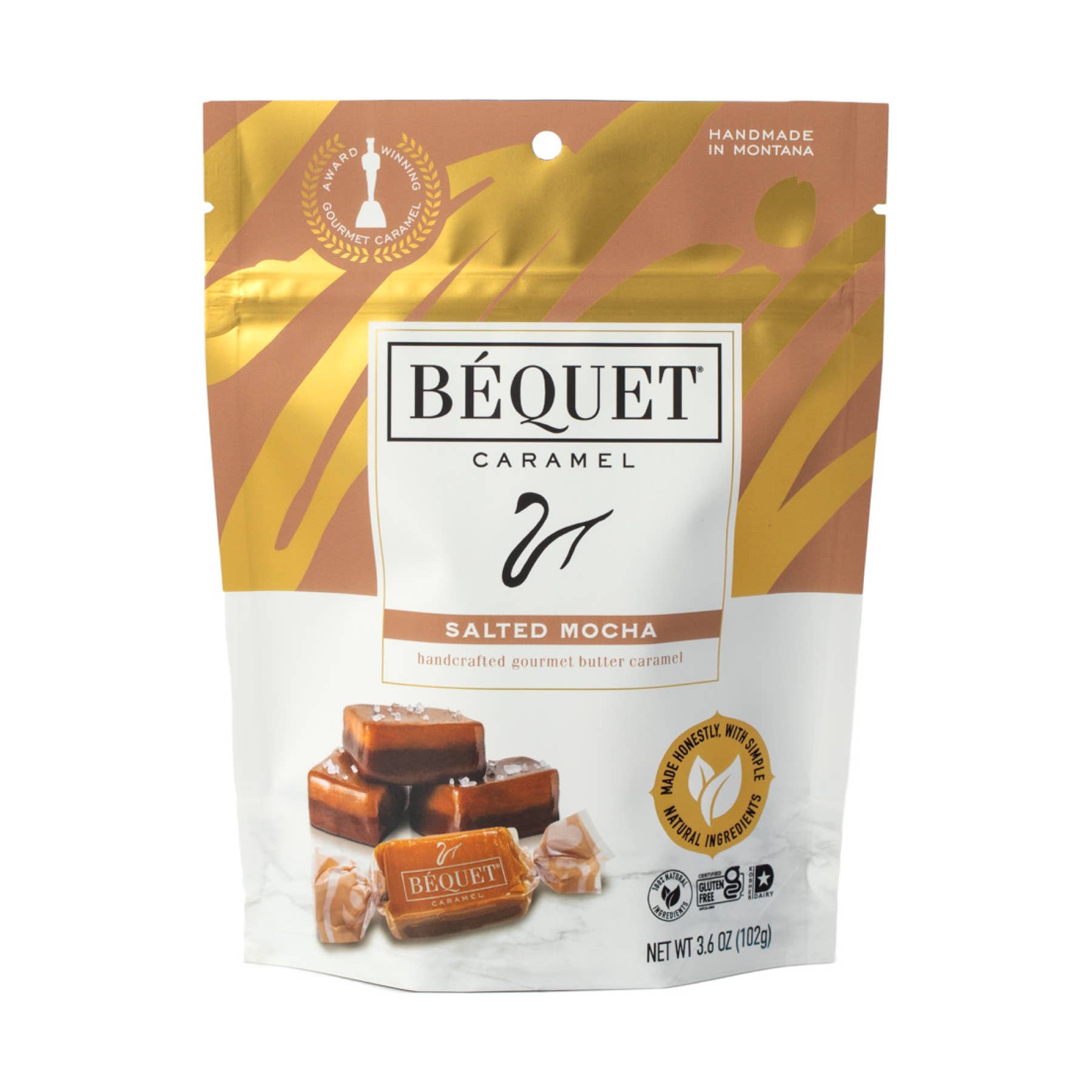 Béquet Gourmet Caramel 3.6 oz Pouch: Classic