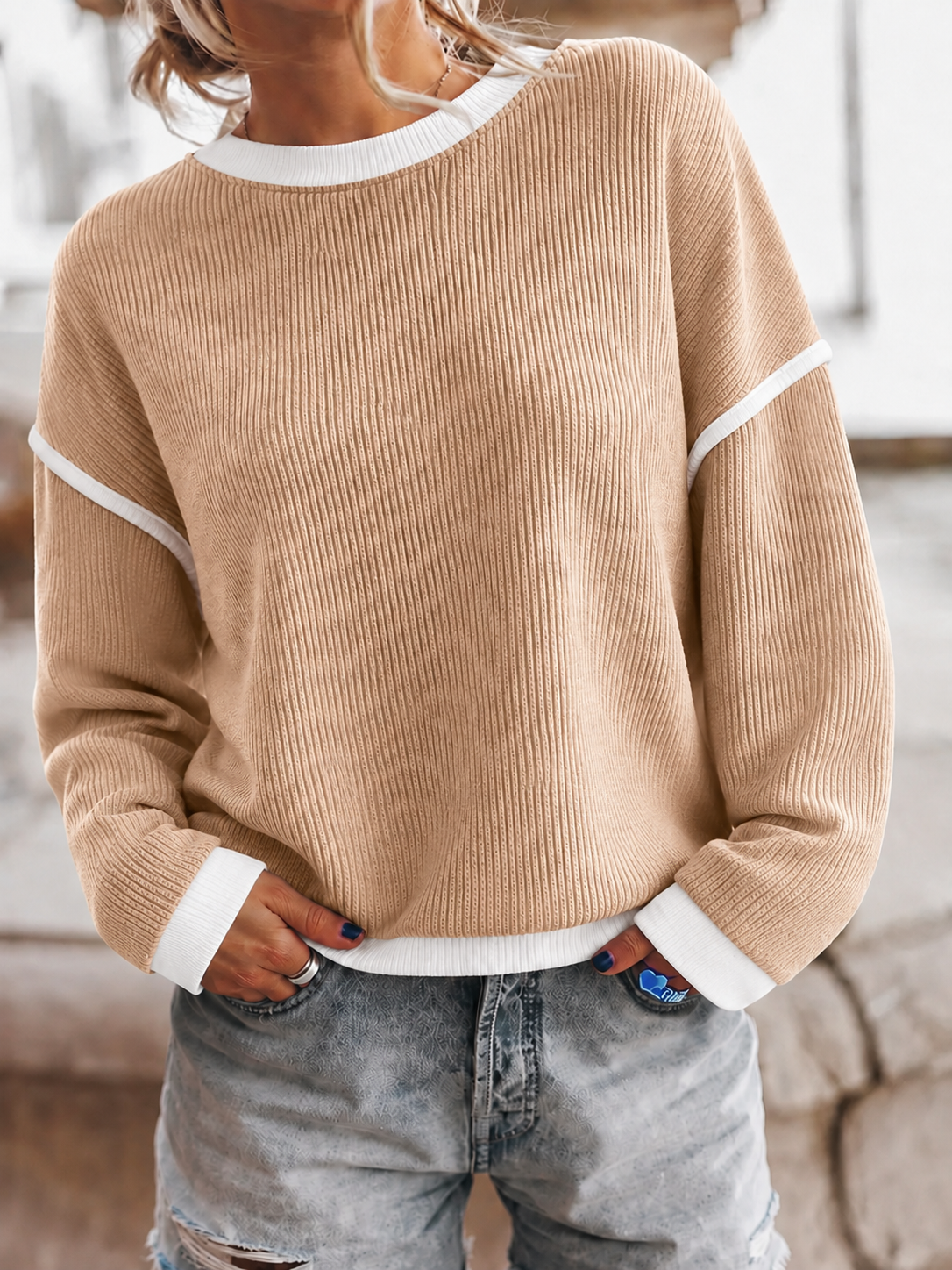 Pink Sweater