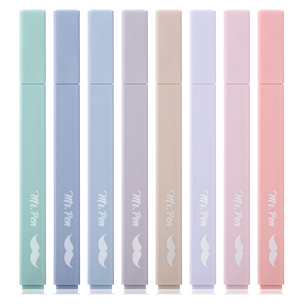 Aesthetic Highlighters 16 Pack: Morandi Colors
