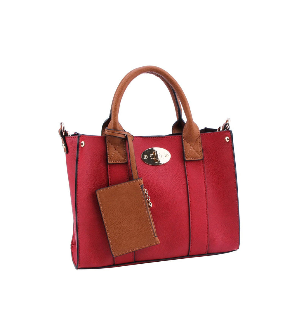 Cameran 3-in-1 Boxy Women's Crossbody Bag & Satchel: Stone