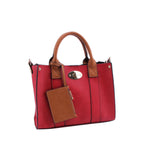 Cameran 3-in-1 Boxy Women's Crossbody Bag & Satchel: Stone