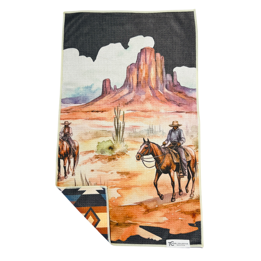 Desert Rider | Reversible Towel: Hand Towel