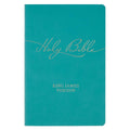 KJV Bible Gift Faux Leather, Teal