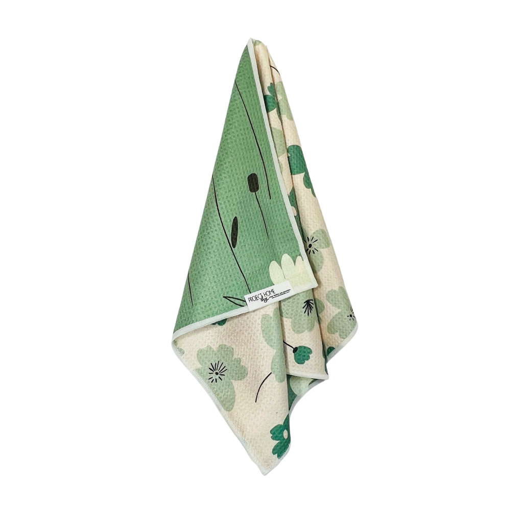 Meadow | Waffle Weave Microfiber Towels Kitchen & Bath: Washcloth