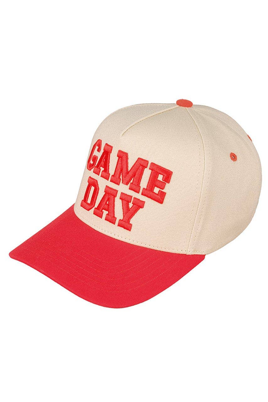 TCM0015 "GAME DAY" Trucker Hat: Black