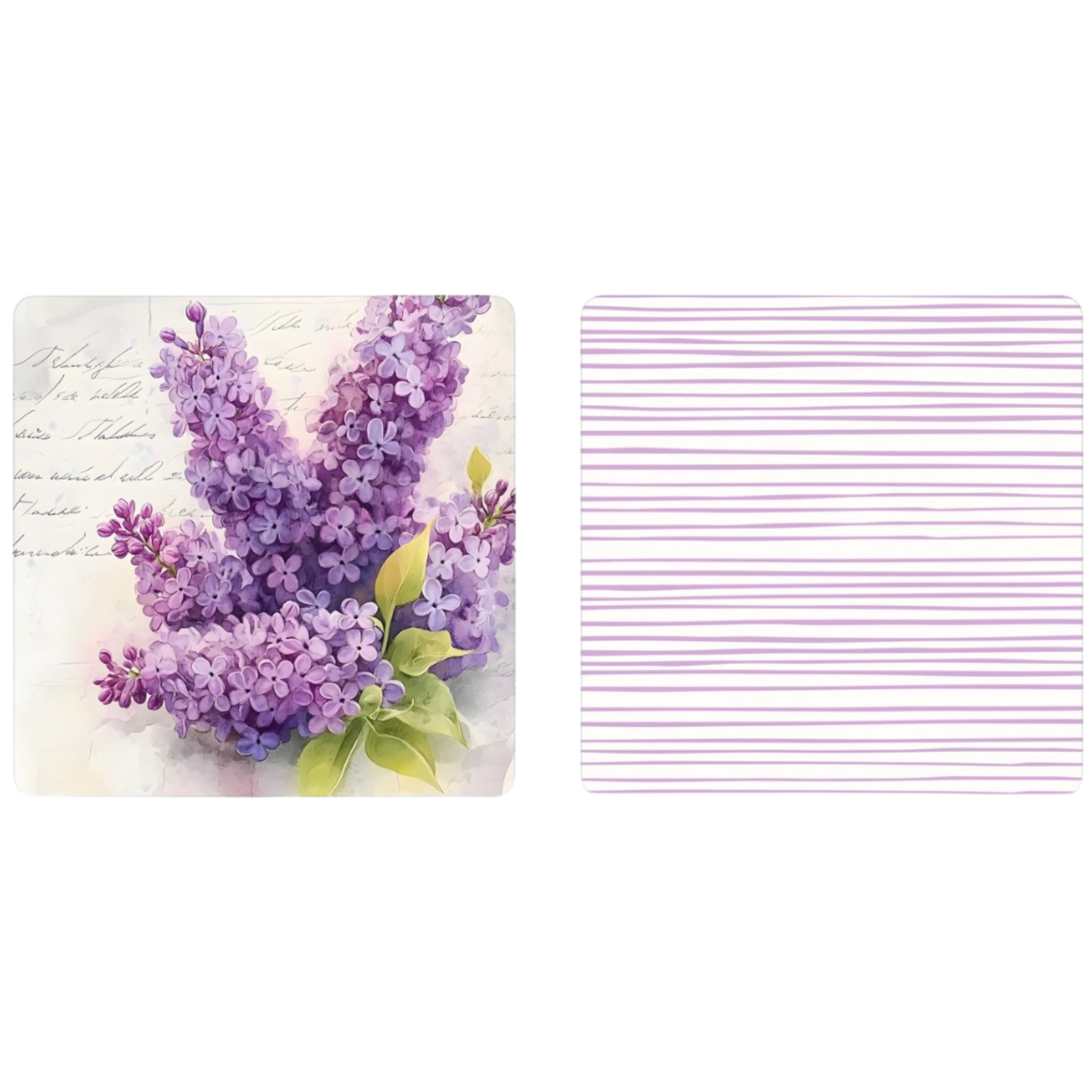 Lilac Lines | Waffle Weave Microfiber Towels Kitchen & Bath: Washcloth