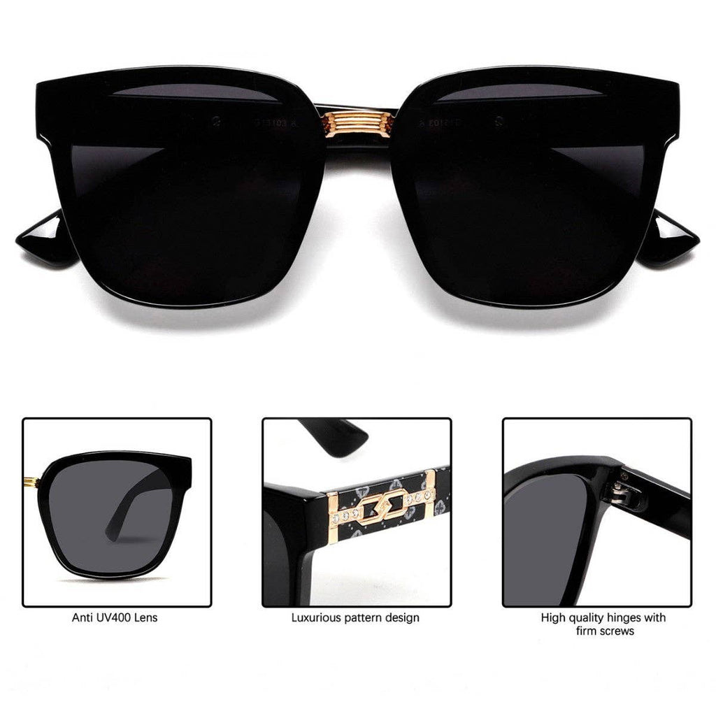 Trendy Retro Women’s Sunglasses UV Protection Fashion Eyewear: Brown Gradient Brown