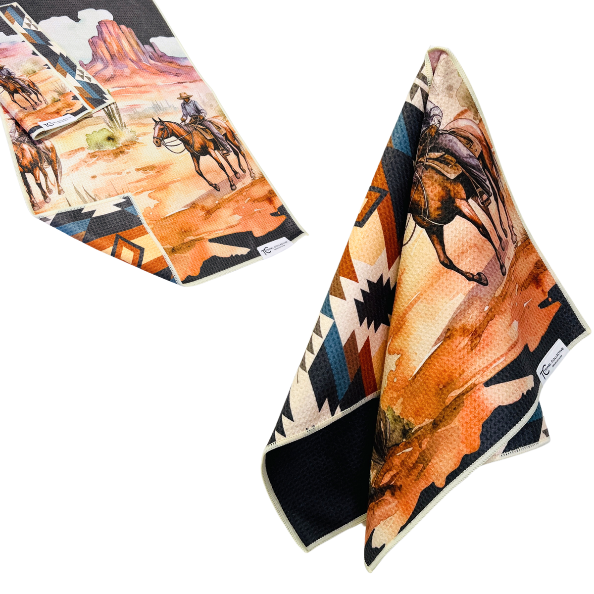 Desert Rider | Reversible Towel: Hand Towel