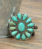 710691, Navajo Turquoise Stretch Bracelet